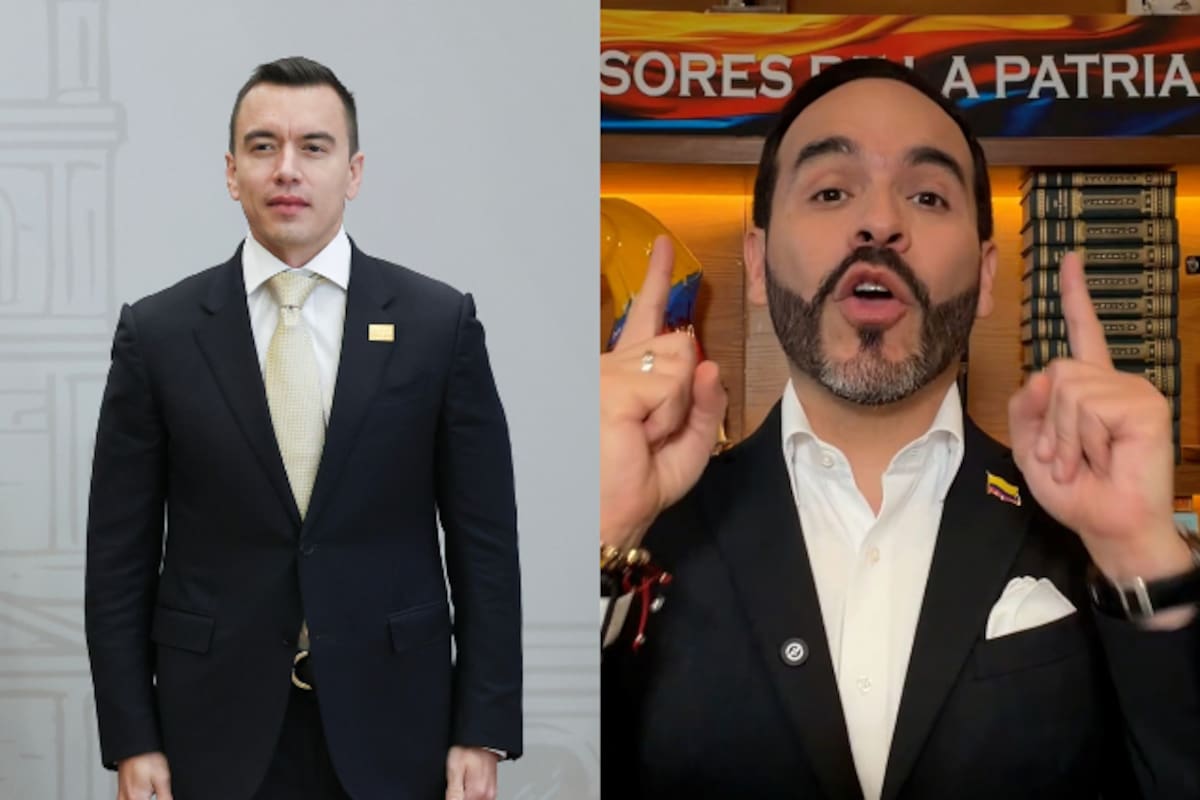 Daniel Noboa y Abelardo de la Espriella. // Foto: EFE