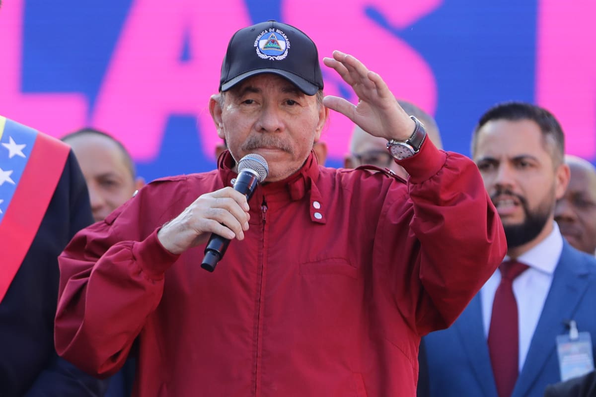 Fotografía de archivo en donde se ve al presidente de Nicaragua, Daniel Ortega. //EFE/ Ronald Peña R.