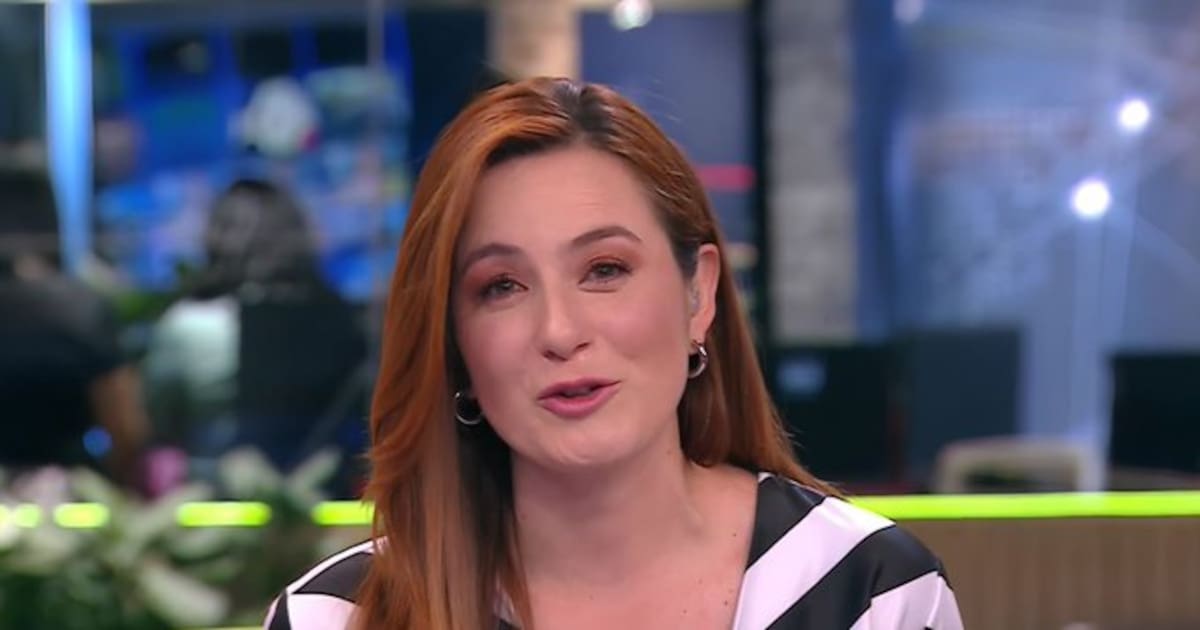 La periodista Daniela Pachón no pudo contener las lágrimas durante su mensaje de despedida en Noticias Caracol.
