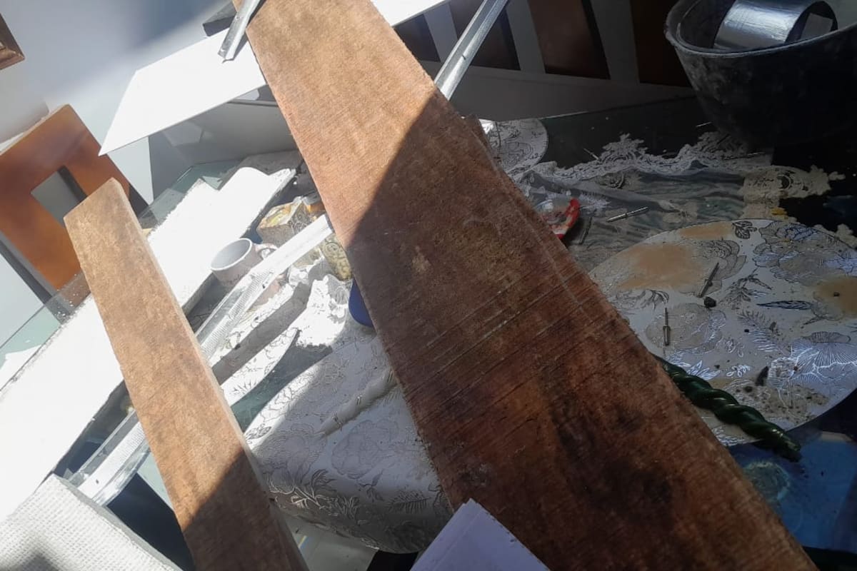 Así quedó la vivienda de Floridablanca en la que se desplomó el techo.