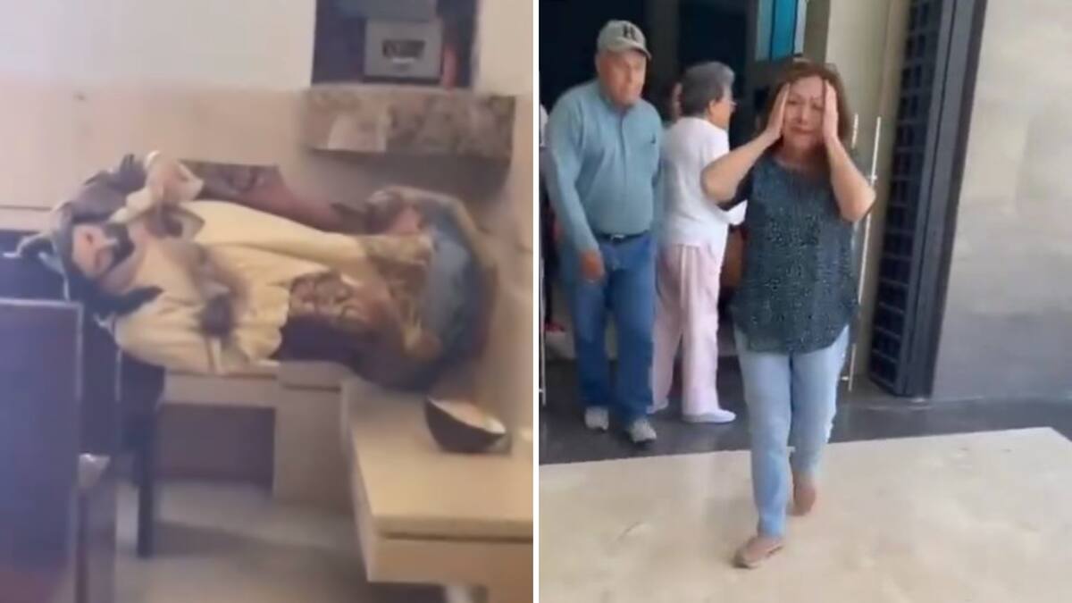 El hombre ya había sido visto en la calle realizando rituales con espejos y veladoras. Captura de video / VANGUARDIA