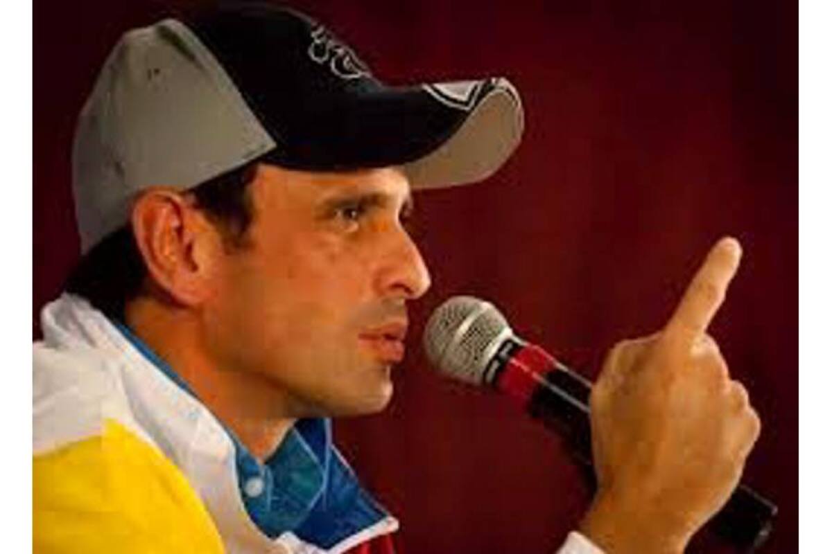 El líder de la oposición de Venezuela, Henrique Capriles, dijo que se ha planteado la posibilidad de un referendo para revocar el mandato del mandatario Nicolás Maduro. (Foto: Tomada de Internet /VANGUARDIA)