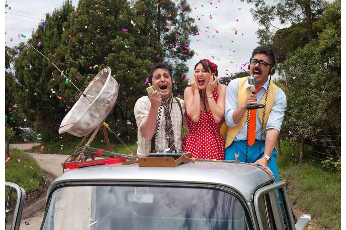 Los protagonistas de la cinta, Andrés López, Natalia Durán y Jimmy Vásquez, afirmaron que se divirtieron mucho realizando el rodaje de esta nueva producción audiovisual. (Foto: Colprensa/VANGUARDIA LIBERAL)