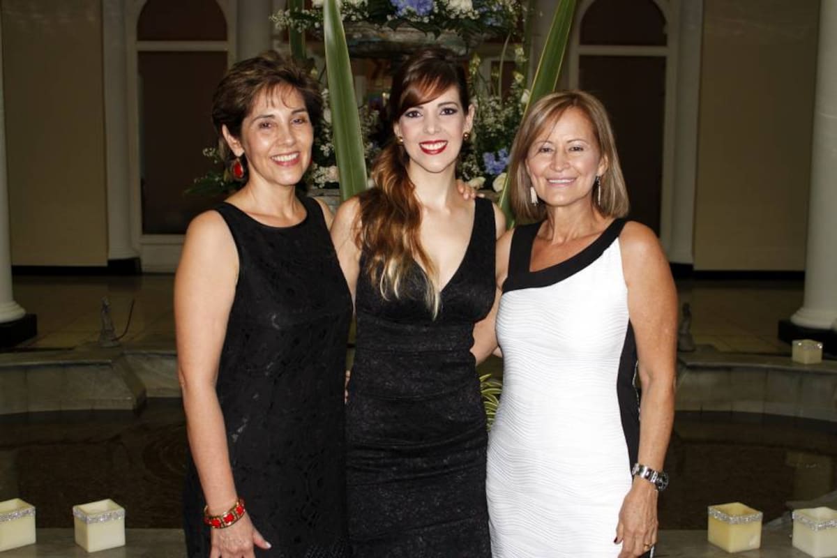 Amara de Sierra, Adriana Sierra Santos y Giomar Barrera Rueda (Foto: Nelson Díaz/VANGUARDIA LIBERAL)