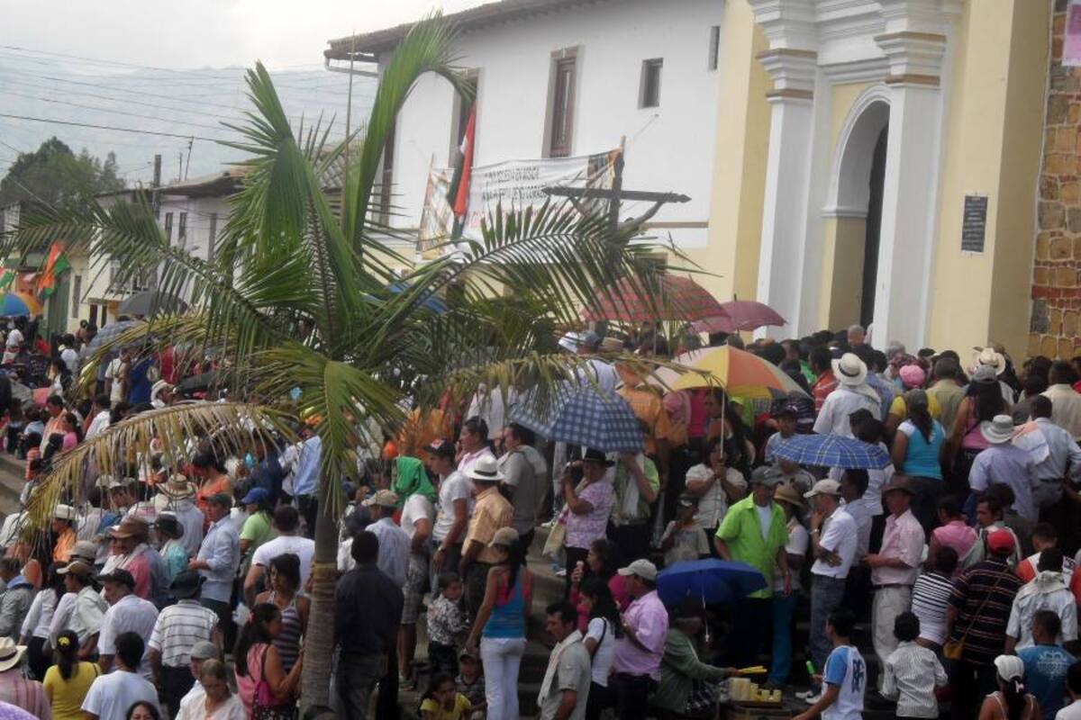 Como es tradicional Guavatá se prepara para la celebración de la fiesta en honor al Santo Cristo y San Isidro Labrador. (Foto: Archivo/VANGUARDIA LIBERAL)