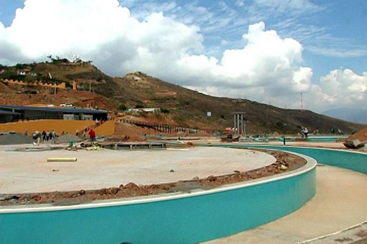 El Acuaparque Panachi tendrá un río lento, piscinas, toboganes, locales comerciales y muchas atracciones, con lo cual se espera aumentar considerablemente el número de turistas a Santander. (Foto: Suministrada / VANGUARDIA LIBERAL)