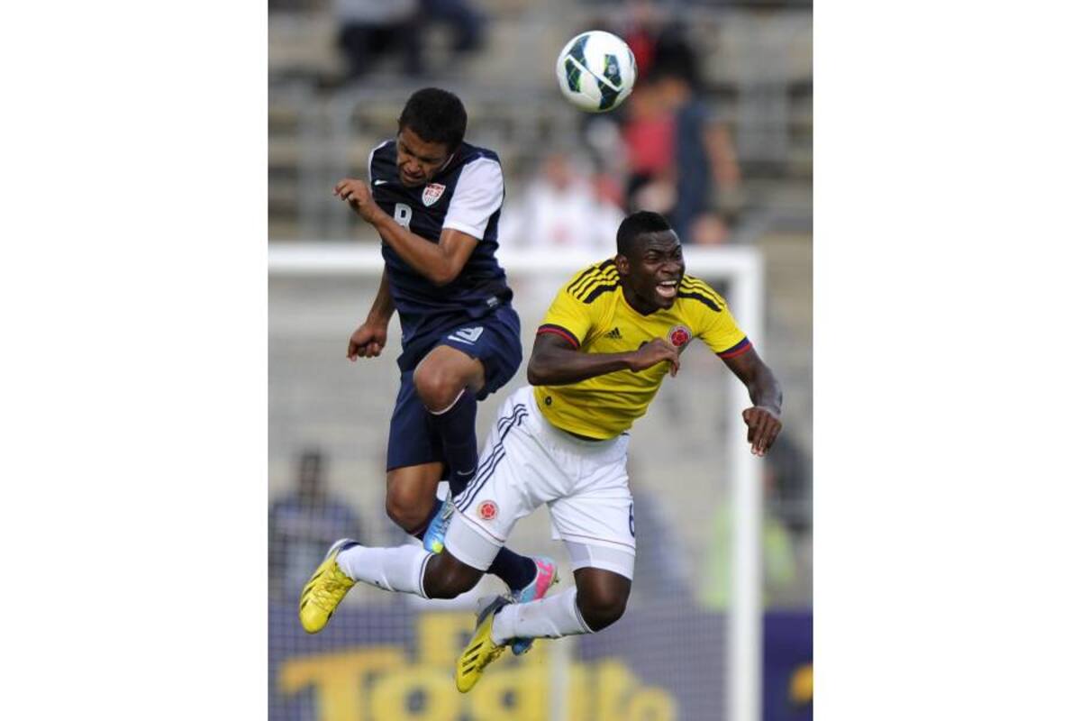 La selección Colombia sub 20 de fútbol derrotó ayer 2-1 a Estados Unidos y se mantiene en el primer lugar del Grupo A del certamen con seis puntos de seis posibles. El próximo rival de la tricolor será Francia, en partido que se disputará el 3 de junio. (Foto: AFP / VANGUARDIA LIBERAL)