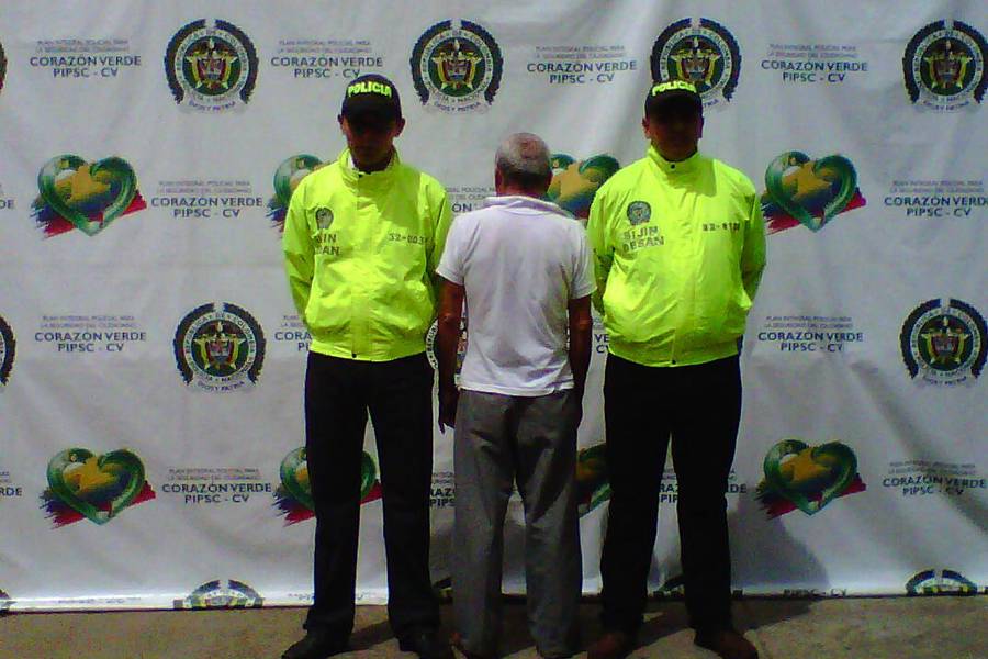 El capturado, un hombre de 60 años, fue detenido en el municipio de El Palmar, Santander y deberá responder ante la Fiscalía por el delito de actos sexuales con menor de 14 años. (Foto: Suministrada/VANGUARDIA LIBERAL )