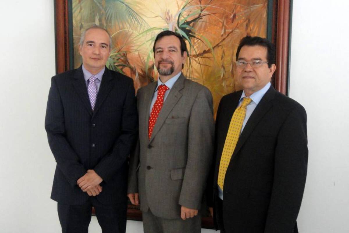 Nelson Enrique Moreno Gómez, Luis Alejandro Becerra Mojica, Gustavo Villamizar Acevedo. (Foto: Suministrada/VANGUARDIA LIBERAL)