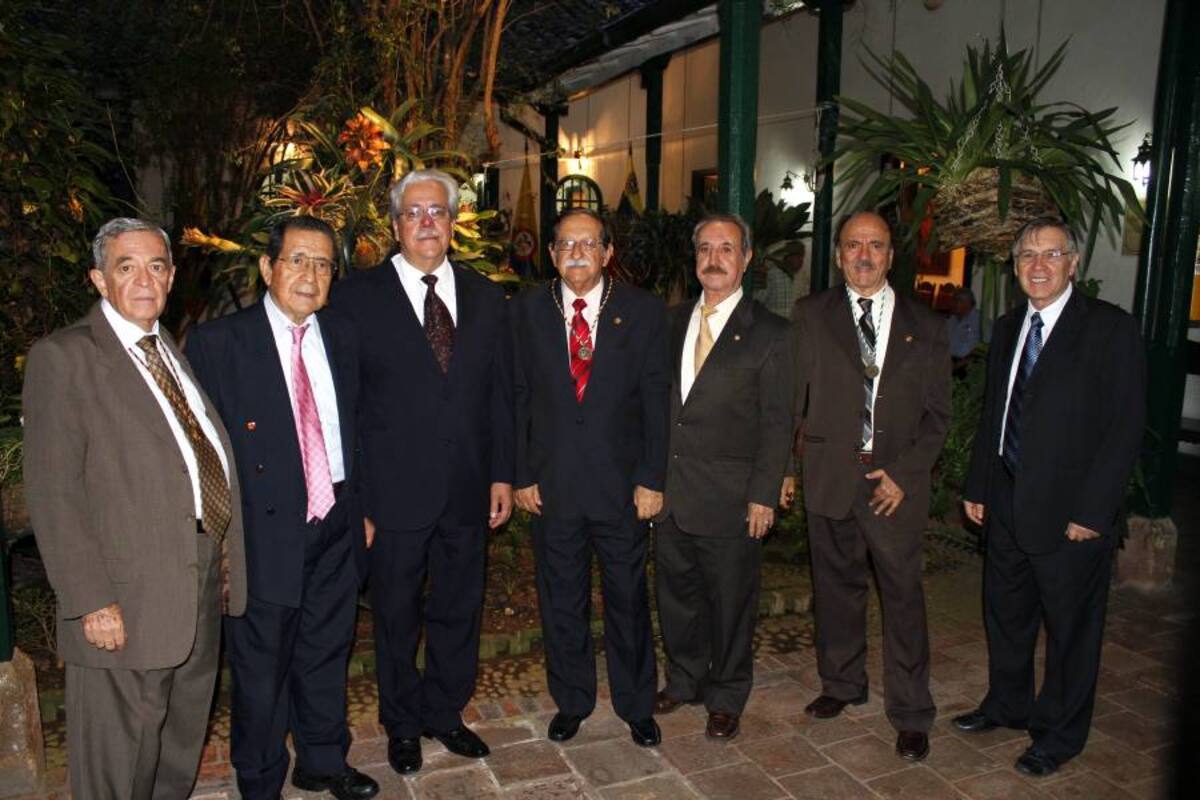Edmundo Gavassa, Gonzalo Afanador, Fabio Torres, Efraín Mantilla, Juvenal Fonseca Moreno, Gustavo Pinzón y Jean Michel Chaupart. (Foto: Nelson Díaz/ VANGUARDIA LIBERAL )