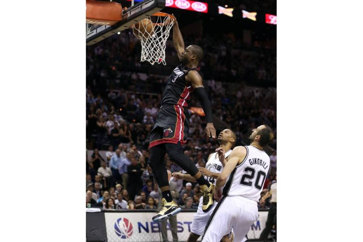San Antonio y Miami empatan, 2-2, la serie final de la NBA. Hoy sobre las 7:00 p.m. se disputará el quinto partido, en el cual el vencedor quedará a un triunfo de coronarse campeón. (Foto: AFP / VANGUARDIA LIBERAL)