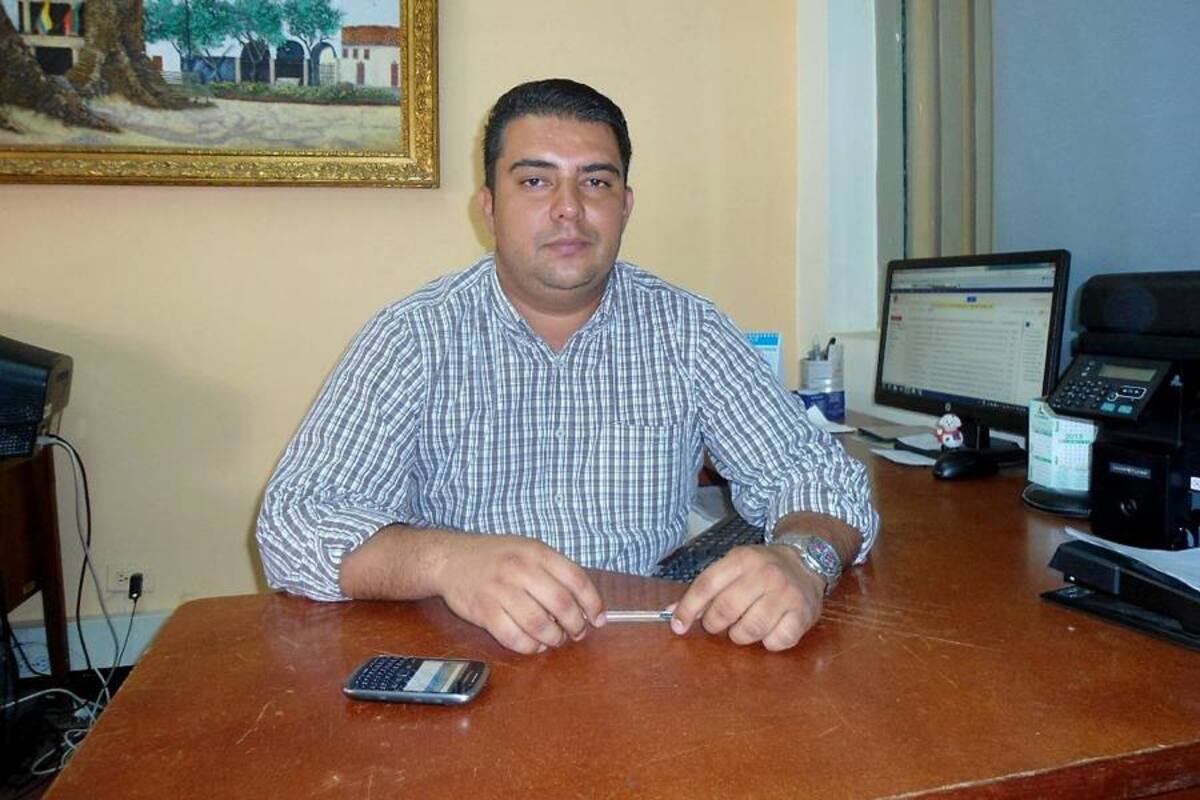 Iván Villamil García, Secretario de Salud de San Gil. (Foto: Nancy Acuña R. / Vanguaridia)