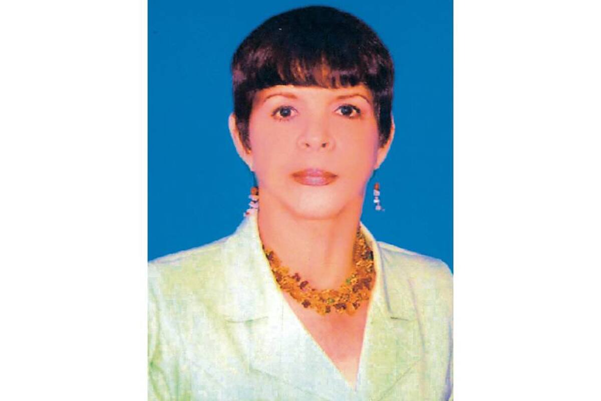 Gloria Isabel Gómez de Díaz, líder cívica del barrio Fontana, situado en el sur de la ciudad.