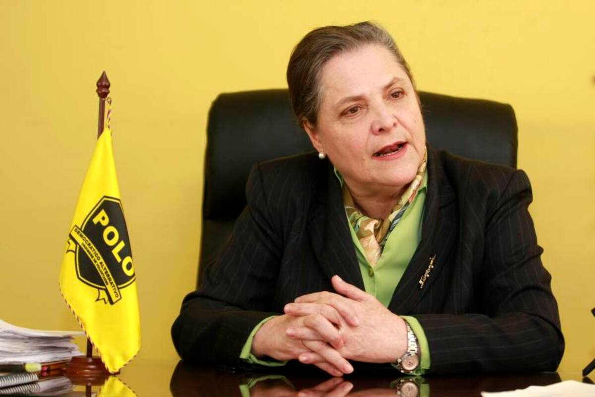 Clara López asumió la presidencia del Polo en junio de 2011. Fue la primera mujer en dirigir un partido político en Colombia. (Foto: Archivo/VANGUARDIA LIBERAL)