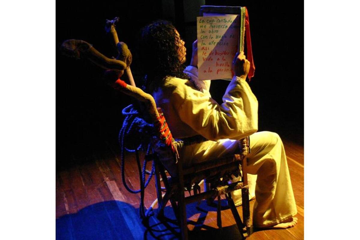 El artista Braulio Mantilla busca, mediante su obra teatral, busca motivar a los jóvenes en la pasión de la literatura y de los actos culturales. (Foto: Archivo / VANGUARDIA LIBERAL)
