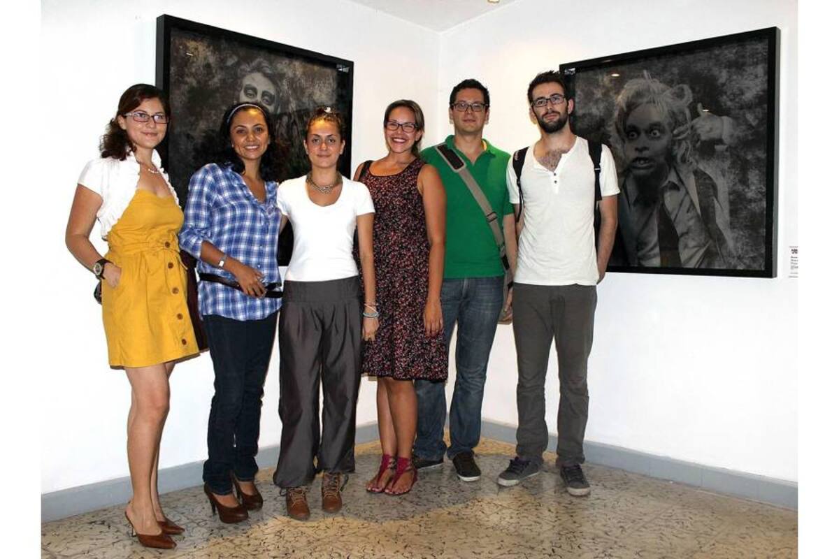 Tatiana Ortiz, Sara López, Sheila Castellanos, Carmen Monsalve, Manuel García y Giovanni Mallet. (Foto: Mauricio Betancourt/ VANGUARDIA LIBERAL)