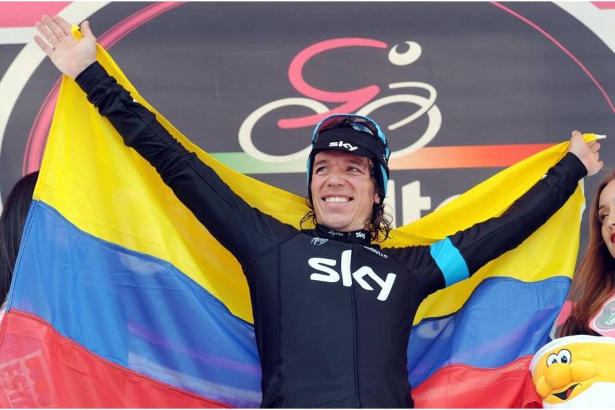El colombiano Rigoberto Urán, quien marcha tercero en la general del Giro de Italia a 2’:04’’ del líder Vincenzo Nibali, será por el resto de la competencia el ‘capo’ escuadra del Sky. (Foto: Archivo / VANGUARDIA LIBERAL)