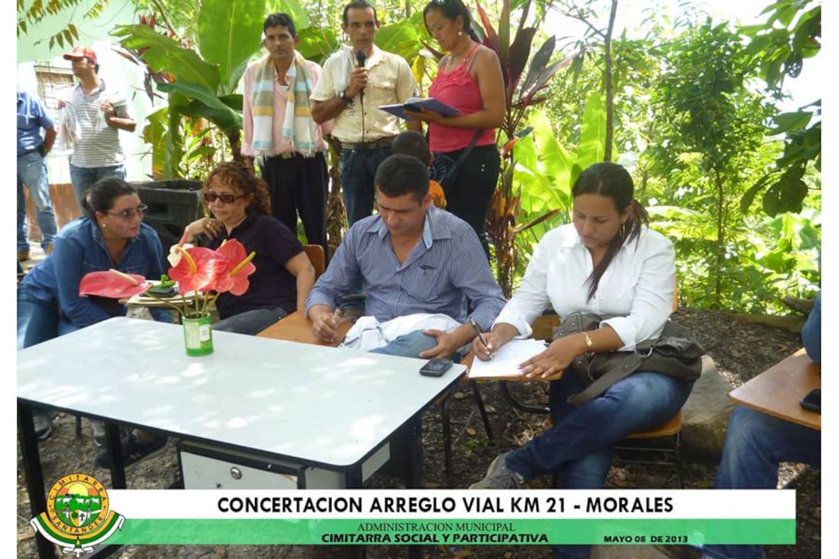 Mediante convenios entre tres alcaldías y Ecopetrol se logró conseguir maquinaria y combustible para iniciar los trabajos de mantenimiento en la vía kilómetro 21- El Triunfo, Morales y la Amarilla, Los trabajos se iniciarán en agosto próximo. (Foto: Suministrada/VANGUARDIA LBIERAL )