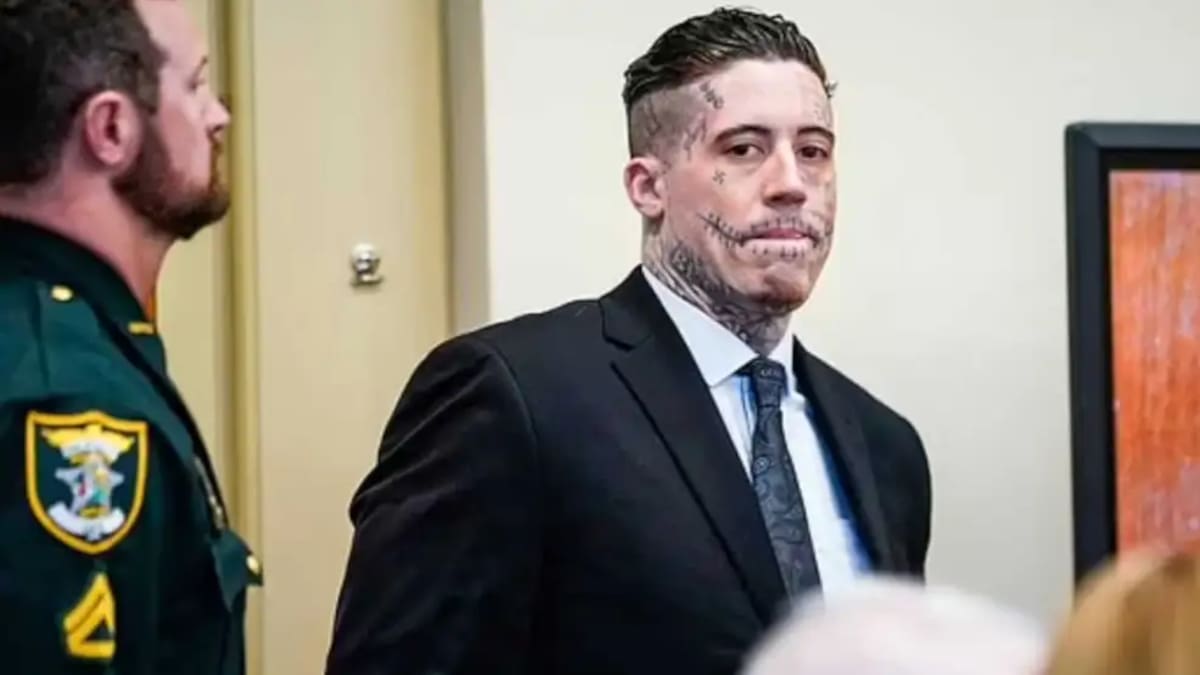 Llamarlo el ‘Asesino Deadpool’, Dave Wilson estranguló a dos mujeres. Tiene tatuajes y una esvástica en la cara.