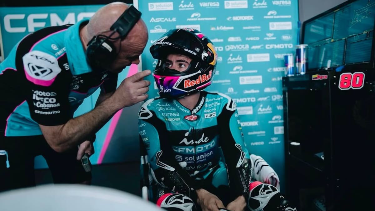 El piloto colombiano David Alonso, hará el debut en la categoría Moto2 en el Gran Premio de Tailandia. Foto: IG David Alonso.