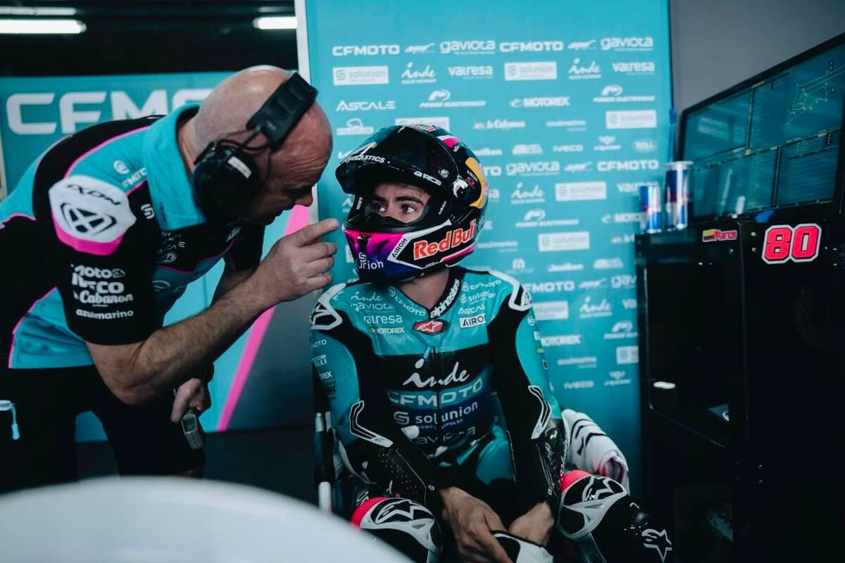 El piloto colombiano David Alonso, hará el debut en la categoría Moto2 en el Gran Premio de Tailandia. Foto: IG David Alonso.