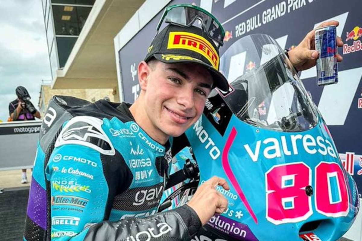 El colombiano David Alonso obtuvo este sábado su sexta pole.