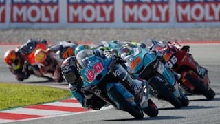 David Alonso continúa brillando en el Moto2: En Cataluña remontó y ya está en el Top 5 de la general
