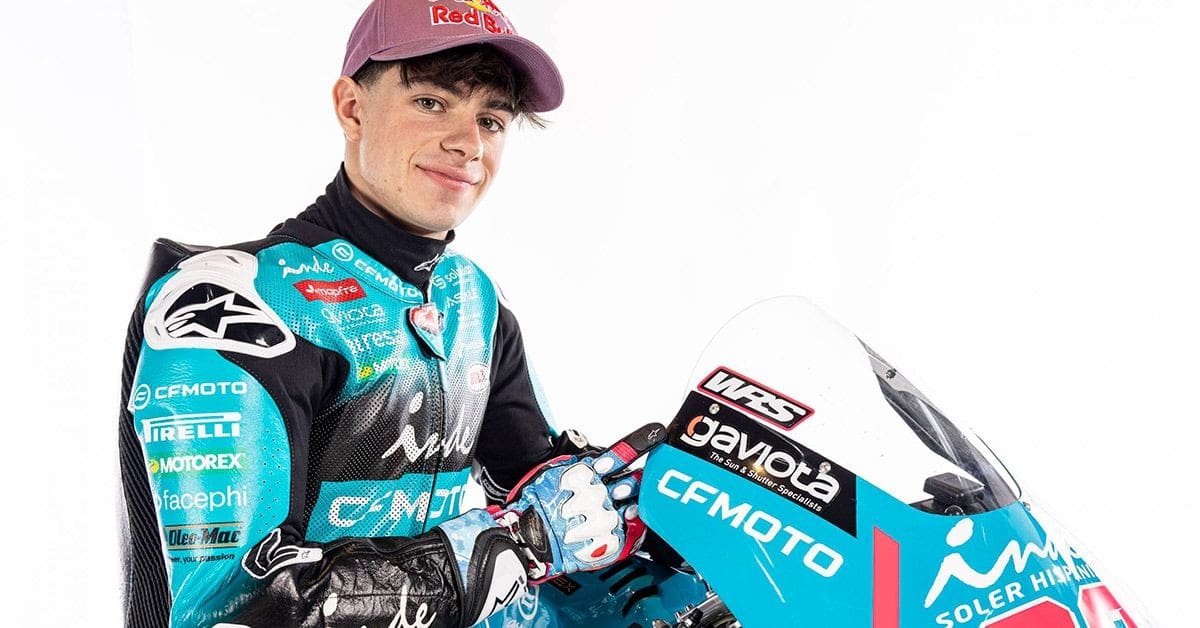 David Alonso va por todo en Moto2 2026: el campeón que ya no quiere esperar más para tocar la gloria. Foto: Aspar Team
