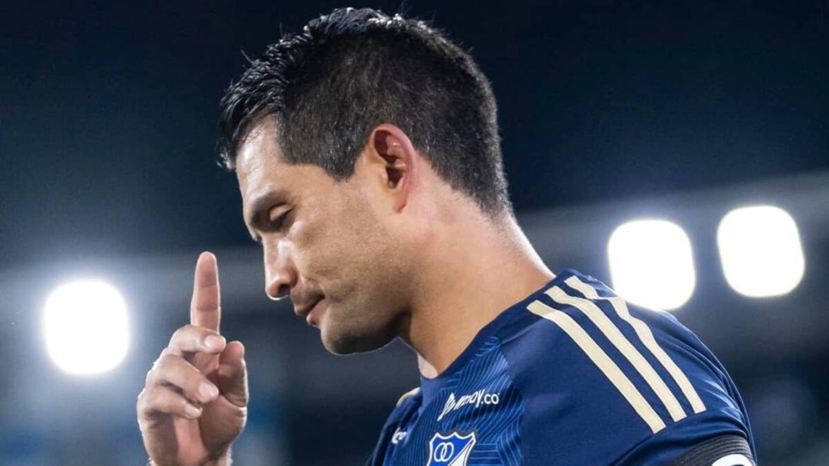 David Mackalister Silva sigue demostrando su liderazgo en Millonarios. (Foto: cortesía Millonarios / VANGUARDIA).