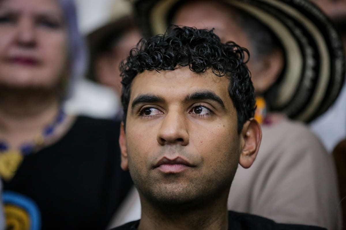David Racero, representante a la Cámara de Representantes de Colombia por el Pacto Histórico. // Foto: Colprensa - Mariano Vimos.