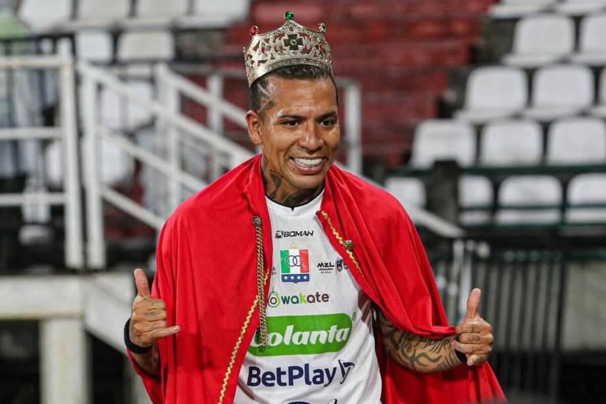 Dayro hace historia y se corona máximo goleador del Once Caldas. /FOTO: Win Sports.