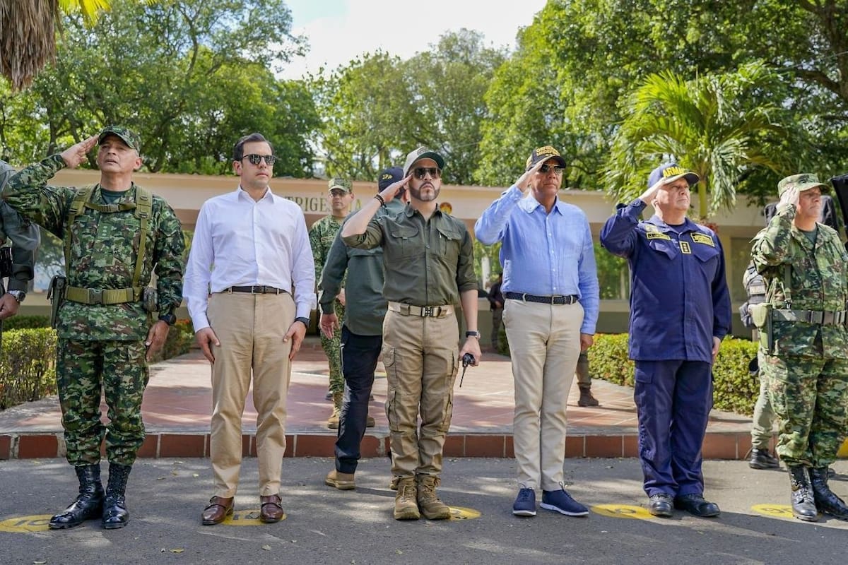 De la Espriella lidera consejo de seguridad desde Cúcuta tras atentado: “Aquí nadie se acobarda”. | Foto: Tomada de X / @FuerzasMilCol