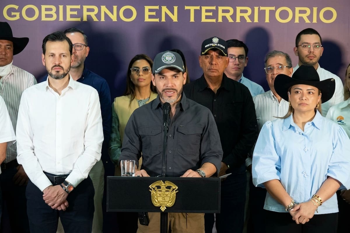 De la Espriella permaneció en base militar tras alerta por posible atentado del Eln.| Foto: Captura de Video.