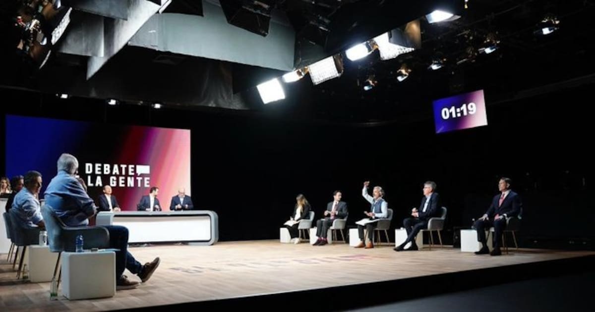 Los nueve candidatos de La Gran Consulta en El Debate de la gente.