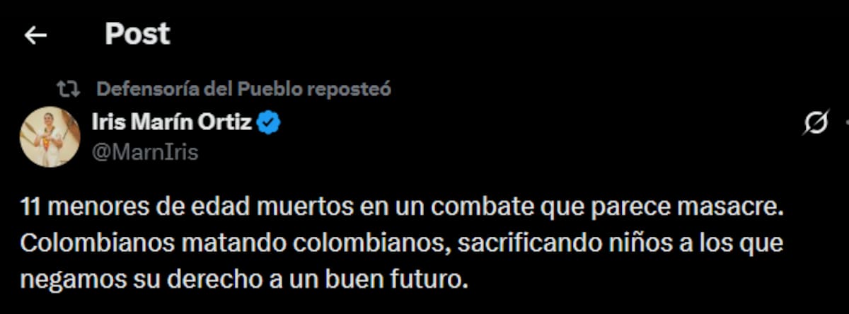 Defensoría del Pueblo alerta sobre una posible masacre en Guaviare.