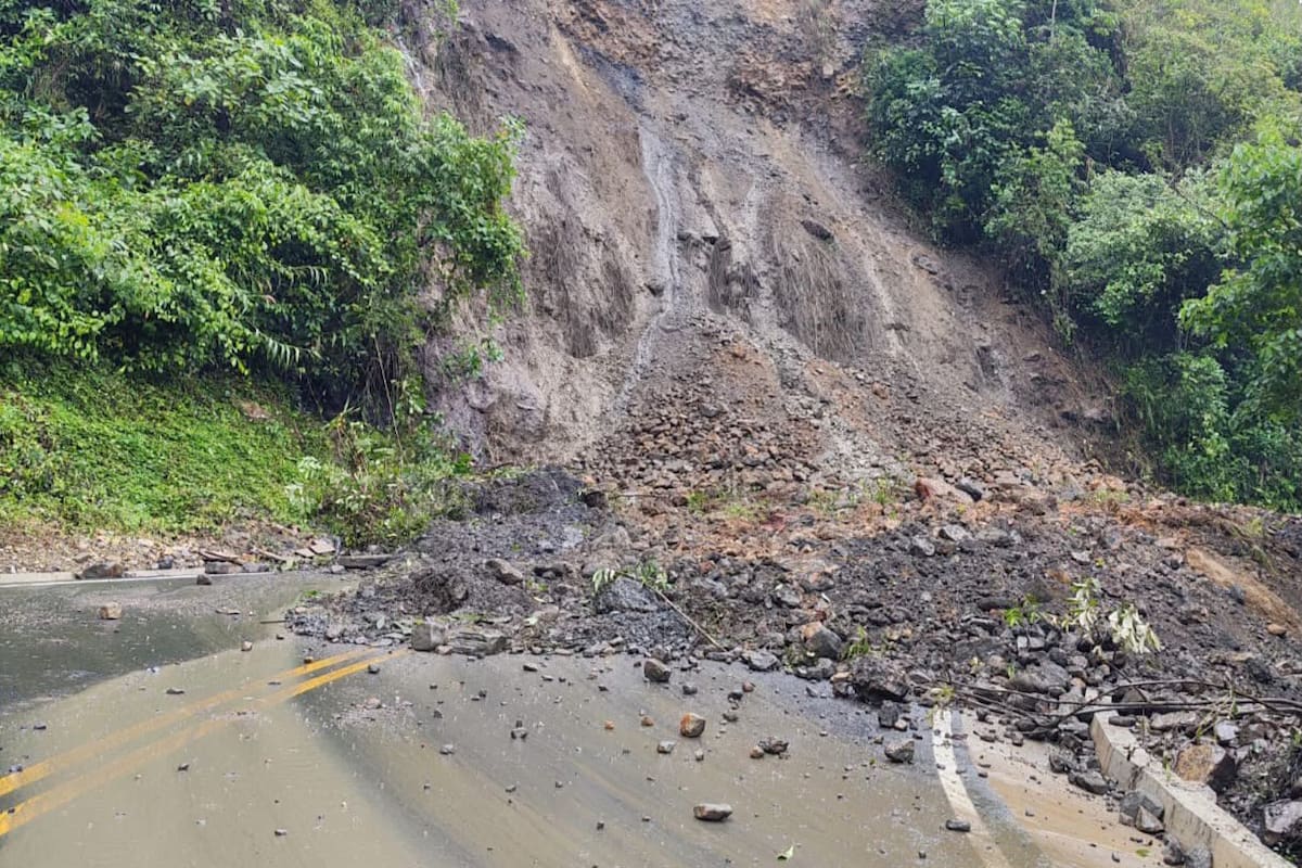 Defensoría hizo un llamado para restablecer paso en vías afectadas por las lluvias | Foto Invias