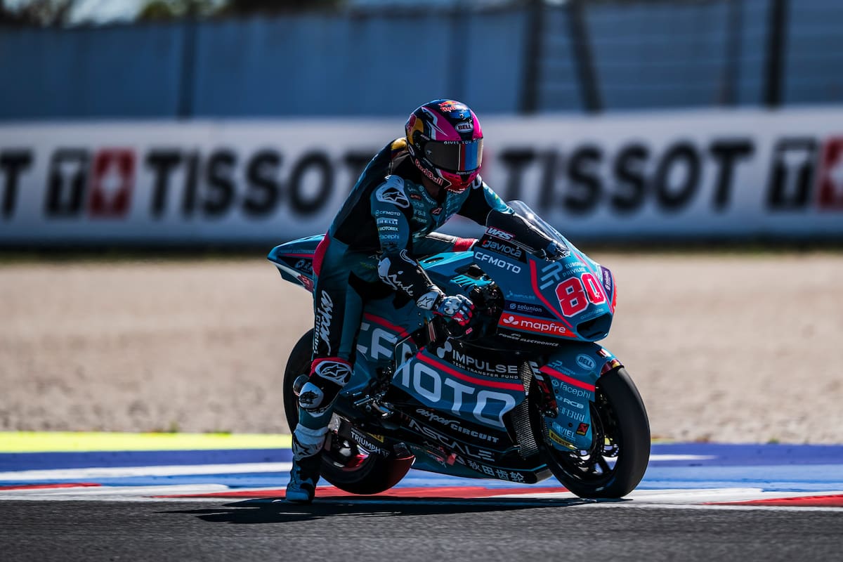 Del golpe al top 10: la remontada de David Alonso en Moto2. Foto: Aspar Team