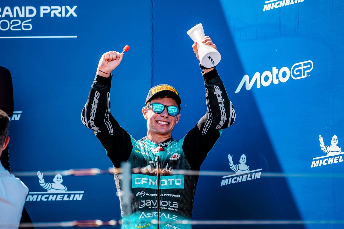 Del golpe al top 10: la remontada de David Alonso en Moto2. Foto: Aspar Team