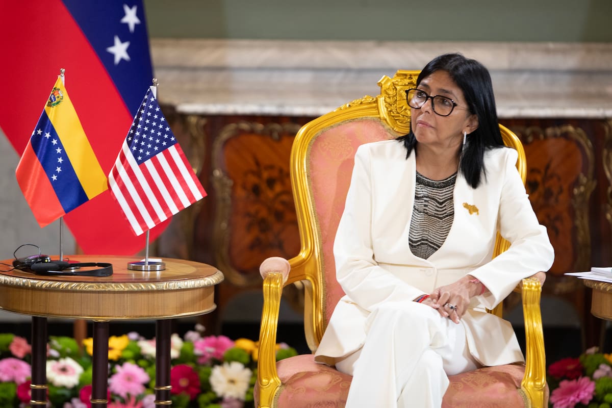 La presidenta encargada de Venezuela, Delcy Rodríguez. //EFE - Ronald Peña R.