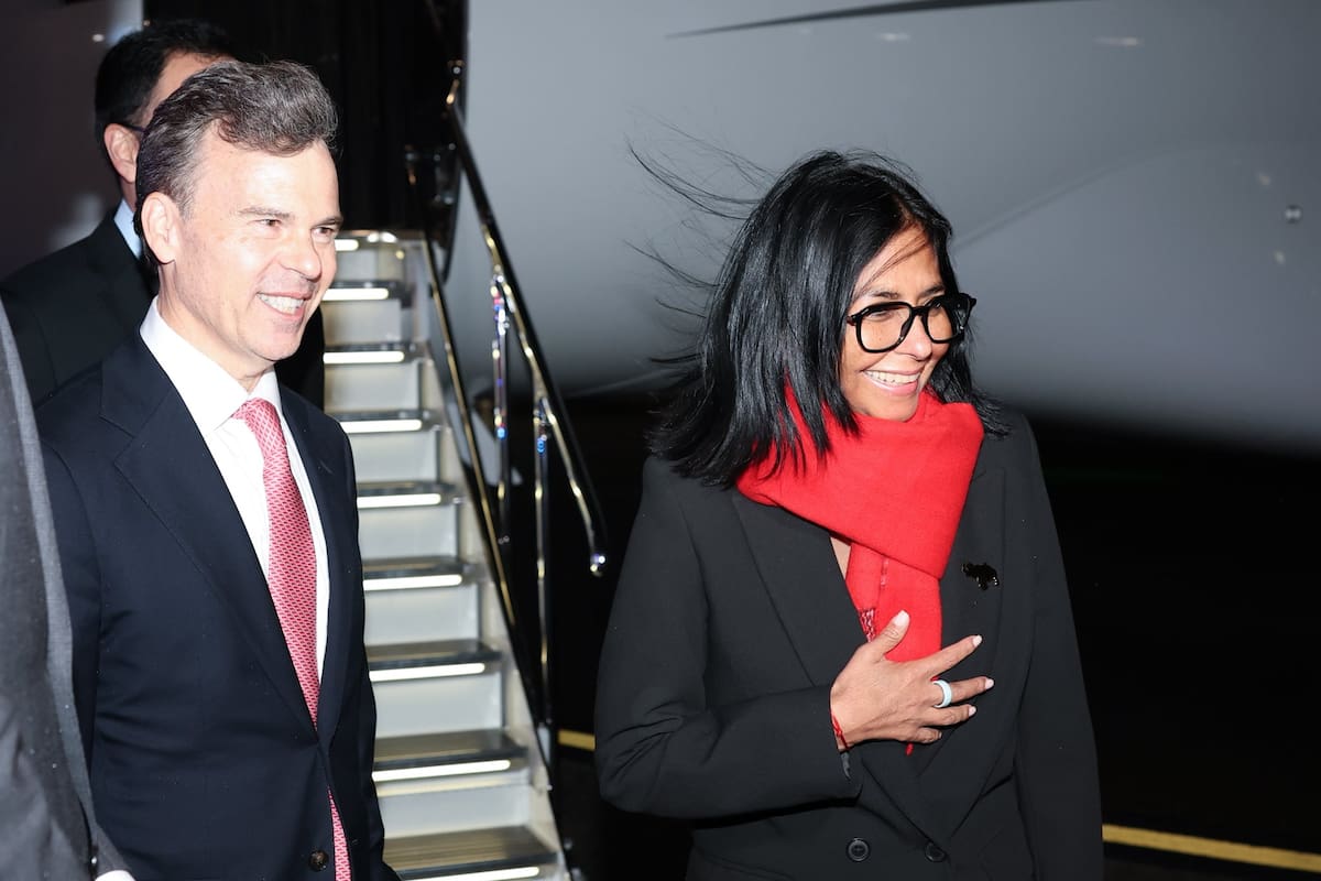 Delcy Rodríguez llegó a Nueva York para participar en la Asamblea General de la ONU. Foto: X @delcyrodriguezv