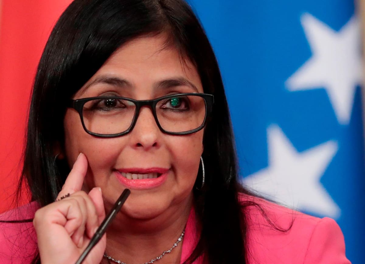 Delcy Rodríguez, presidenta encargada de Venezuela.