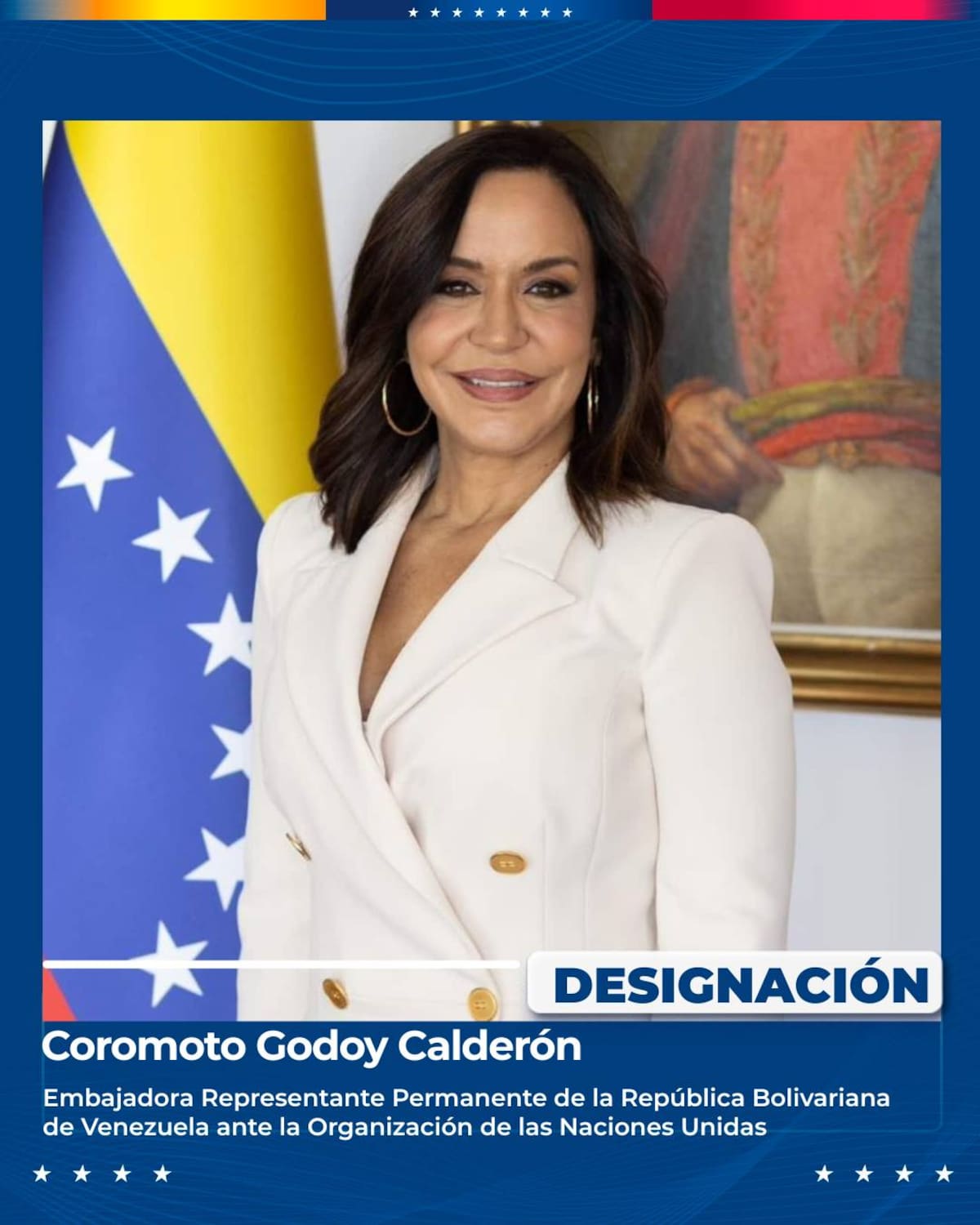 CARACAS, 25/03/2026.- La presidenta encargada de Venezuela, Delcy Rodríguez, ha designado este miércoles al economista Johann Álvarez Márquez como ministro de Comercio Exterior, en reemplazo de Coromoto Godoy, quien asumirá la representación permanente del país suramericano ante las Naciones Unidas (ONU). EFE/ Delcy Rodriguez en Telegram - SOLO USO EDITORIAL/SOLO DISPONIBLE PARA ILUSTRAR LA NOTICIA QUE ACOMPAÑA (CRÉDITO OBLIGATORIO) -