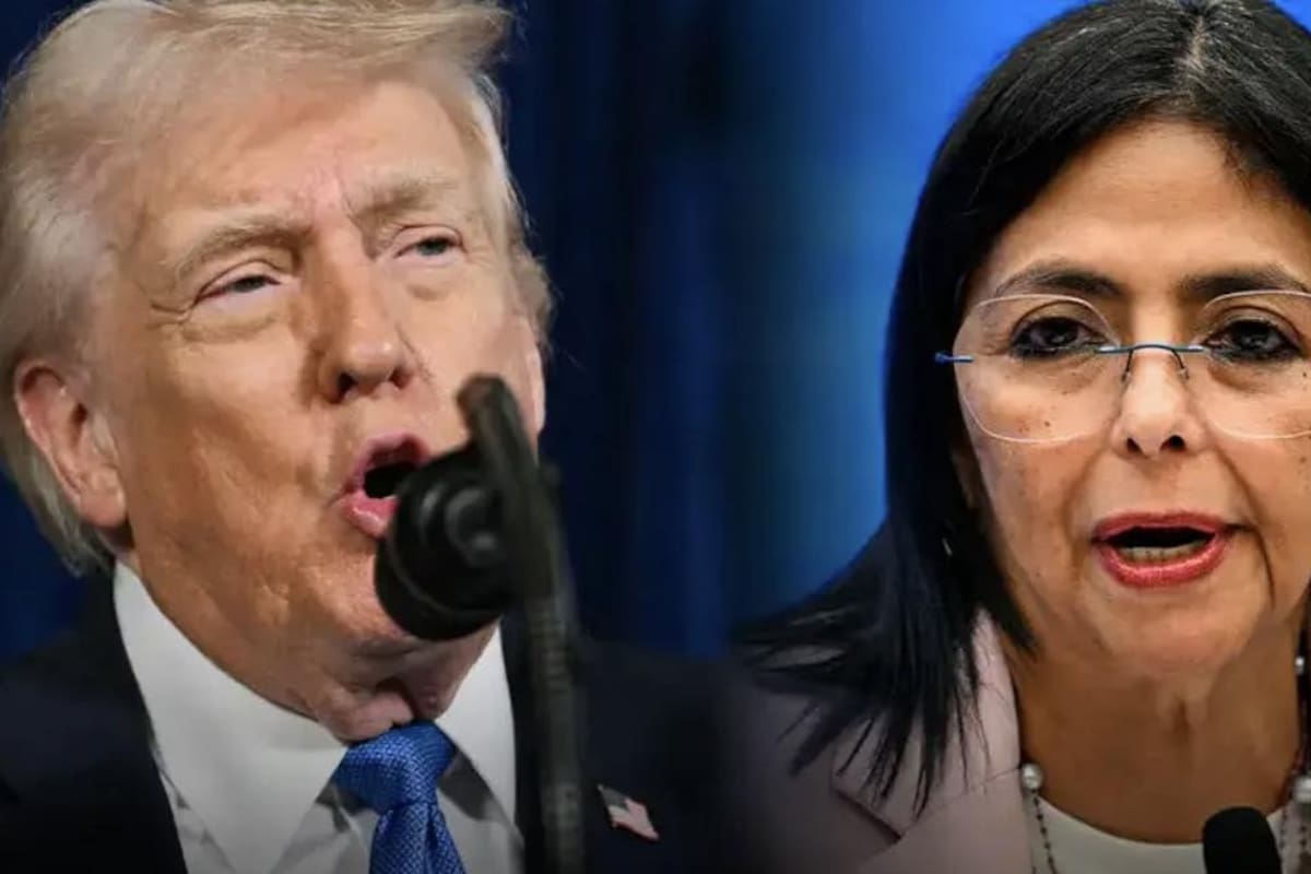 Trump mantiene una llamada con Delcy Rodríguez y dice que es una "persona fantástica".