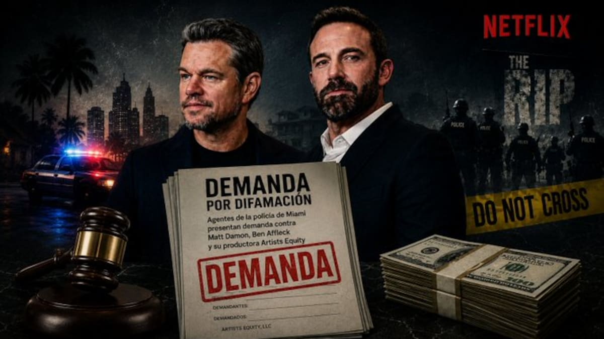 Matt Damon y Ben Affleck enfrentan una demanda por difamación tras el estreno de 'The Rip', cinta inspirada en un decomiso millonario en Miami.