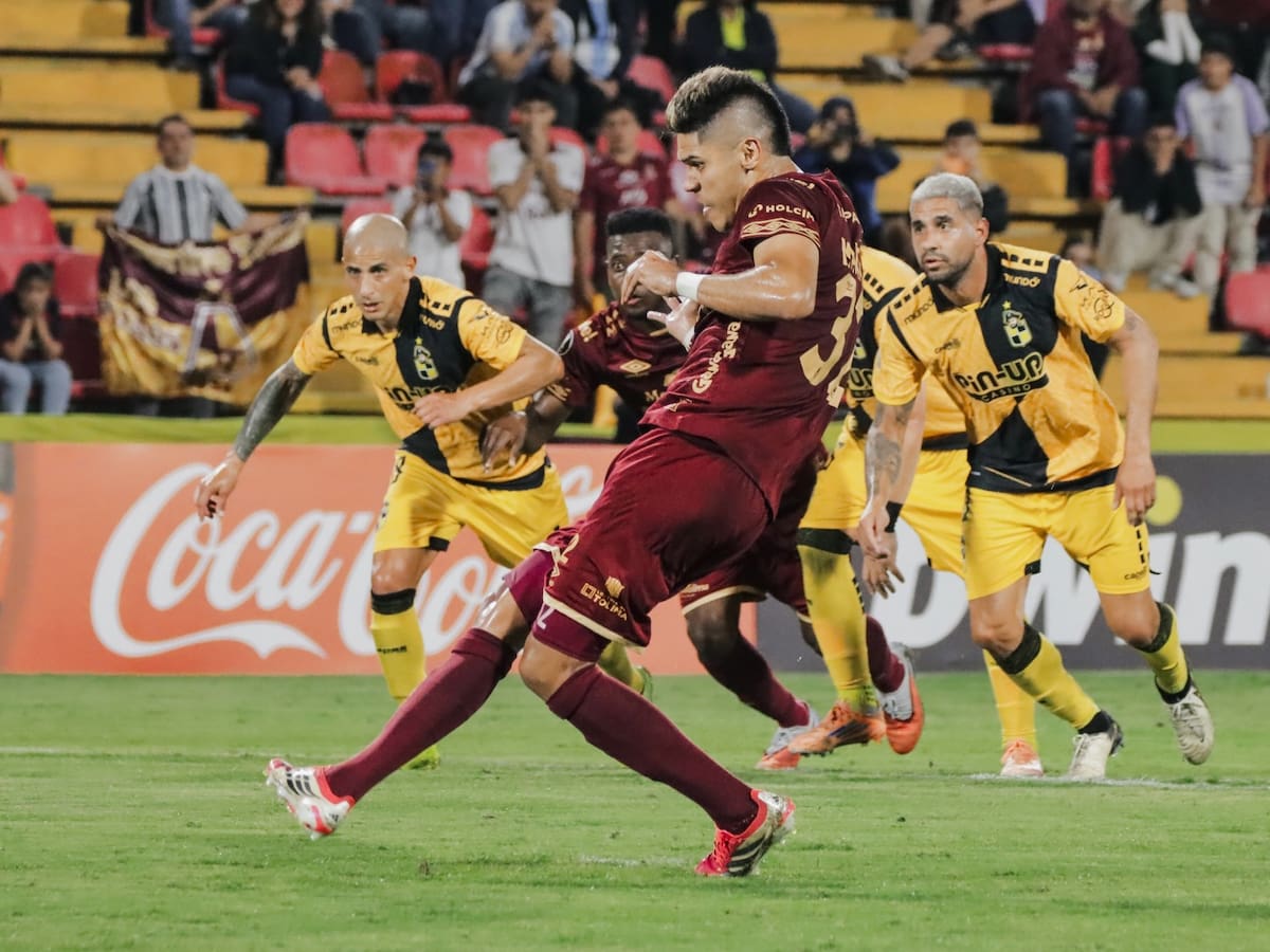 Deportes Tolima doblegó 3-0 a Coquimbo Unido, en la tercera fecha de la Copa Libertadores. Foto: Deportes Tolima.