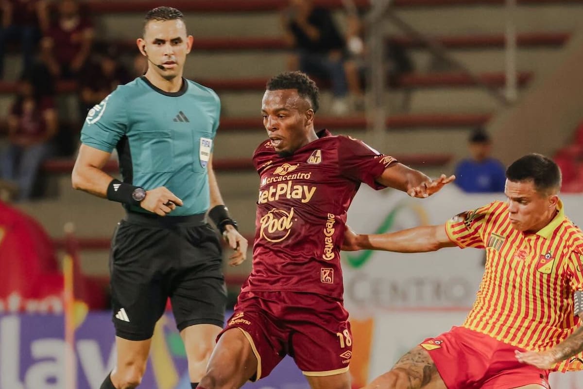 Deportes Tolima confirmó su clasificación a los cuartos de final de la Liga BetPlay, luego de vencer a Deportivo Pereira en juego de la fecha 17. Foto: Deportes Tolima.