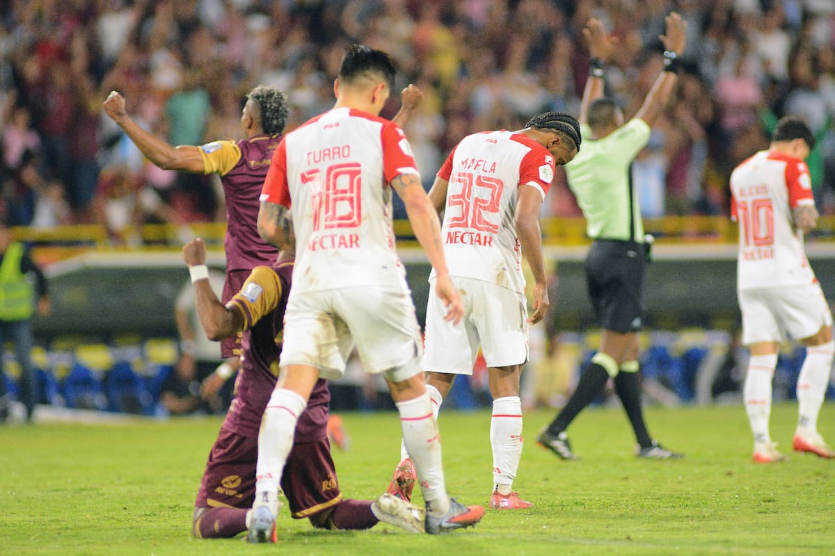 Deportes Tolima Vs Independiente Santa Fe
Estadío Manuel Murillo Toro de Ibagué
Cuarta fecha de los cuadrangulares de La Liga BetPlay II - 2025
Reportero Gráfico: Jorge A Cuéllar/Colprensa