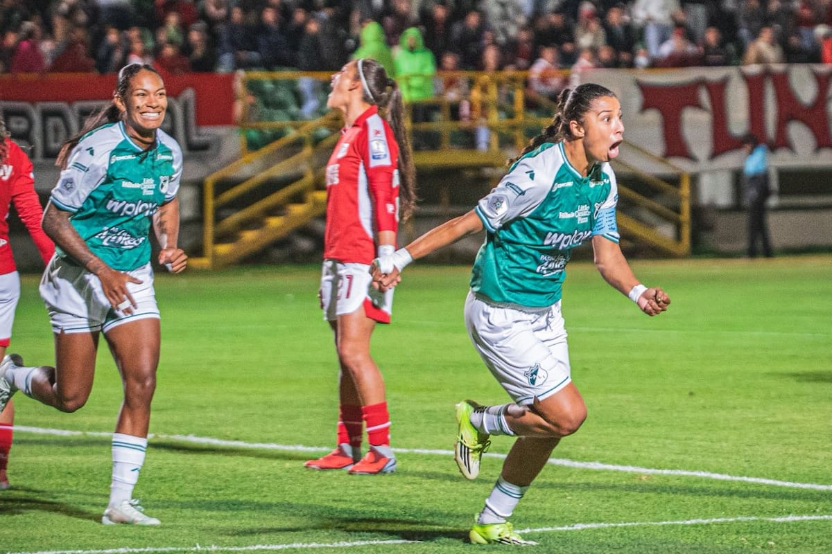 Deportivo Cali golpeó primero en Tunja, pero Santa Fe mantiene viva la final de la Liga Femenina. Foto: Deportivo Cali Femenino
