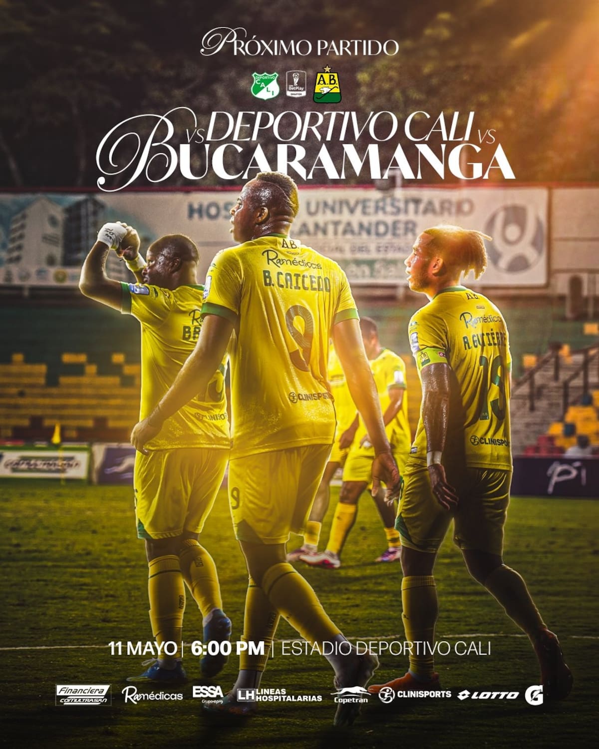 Deportivo Cali vs Atlético Bucaramanga: hora y dónde ver hoy la Copa BetPlay 2026; duelo especial para Rafael Dudamel