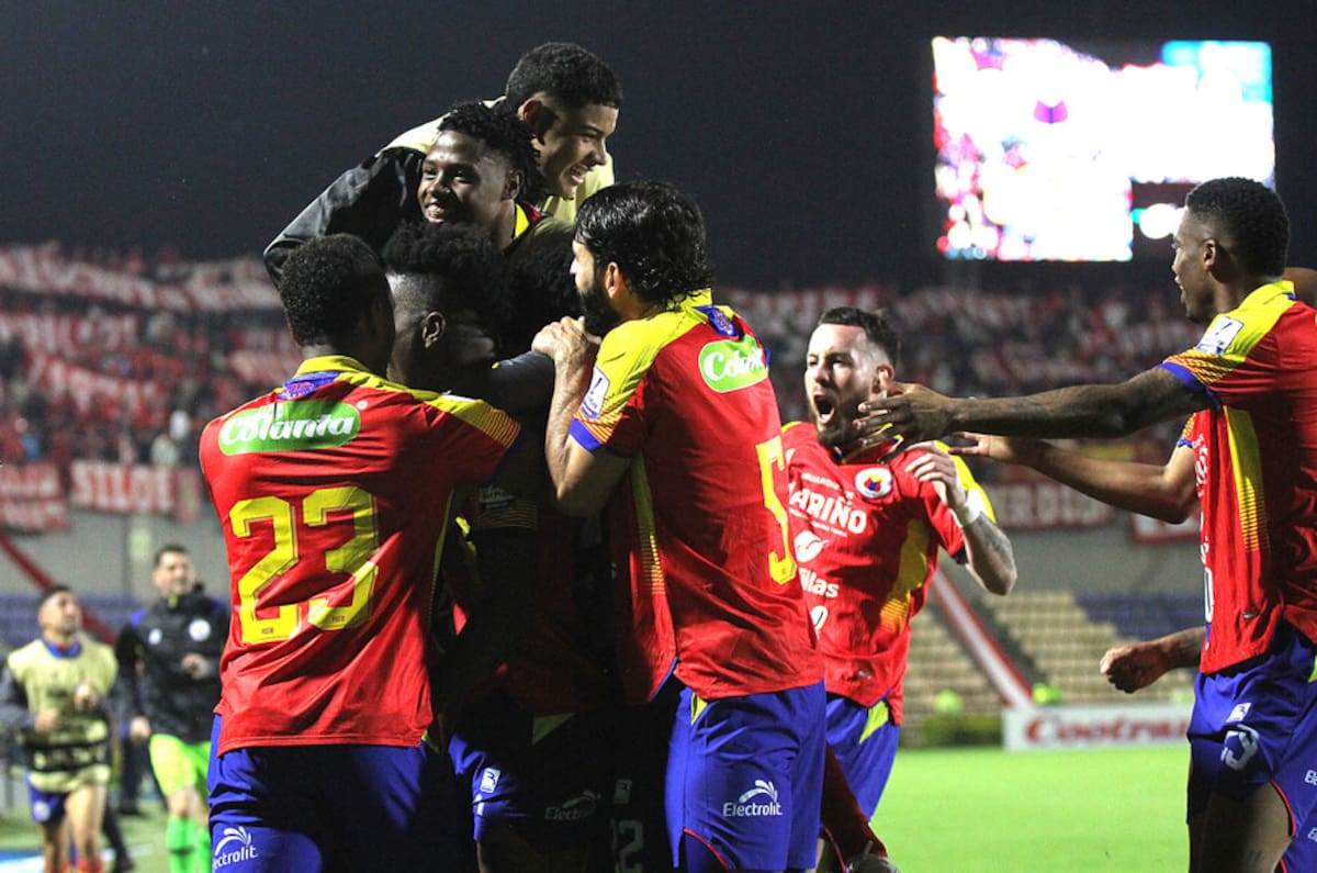 Deportivo Pasto venció 2-0 al América y alcanzó el primer lugar de la Liga BetPlay I de 2026 luego de 10 jornadas. Foto: Colprensa.